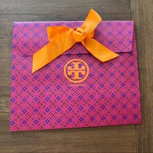 Tory Burch Pink and Orange Gift Box
